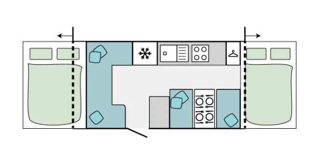 Customized Lightweight Mini Popup Camper Trailer for Outdoor Travel