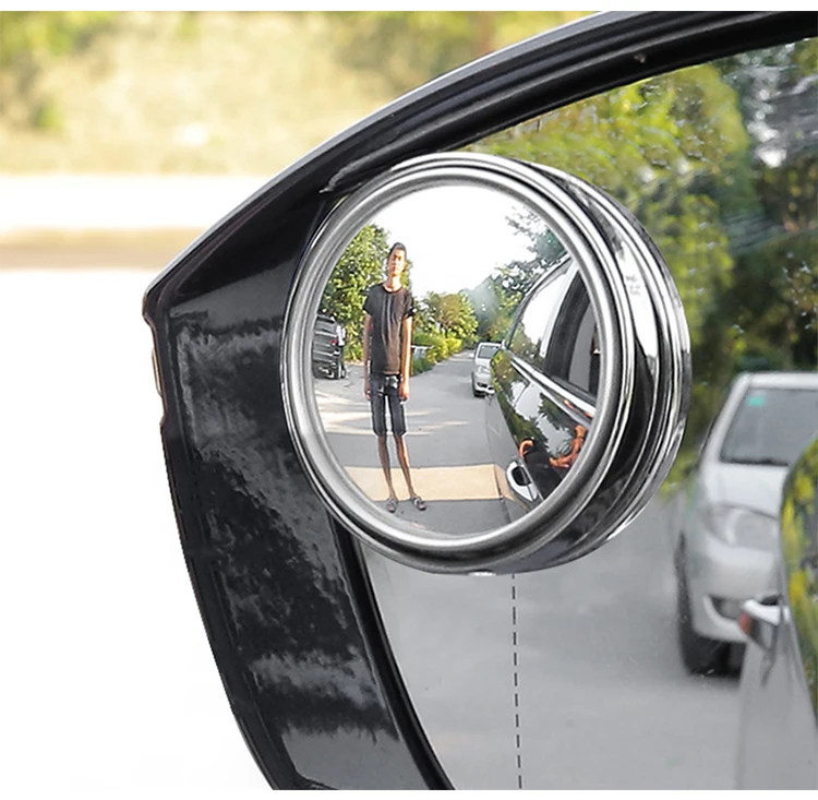 Universal HD Blind Spot Mirror Wide Angle Adjustable Rotating Rearview Mirror Small Circular Mirror Car Parts and Accessories