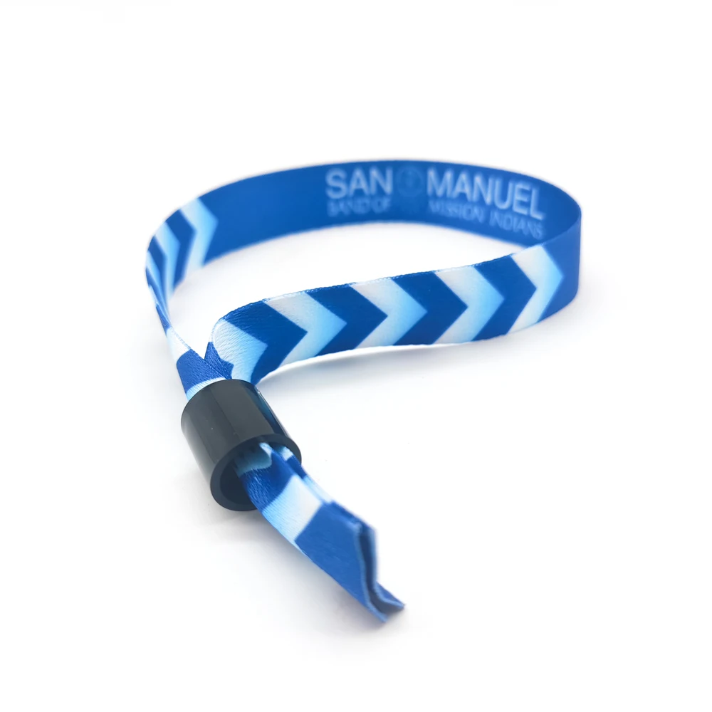 Factory Low Price One Way Slide Plastic Snap Closure Wristband Lock for Bracelet