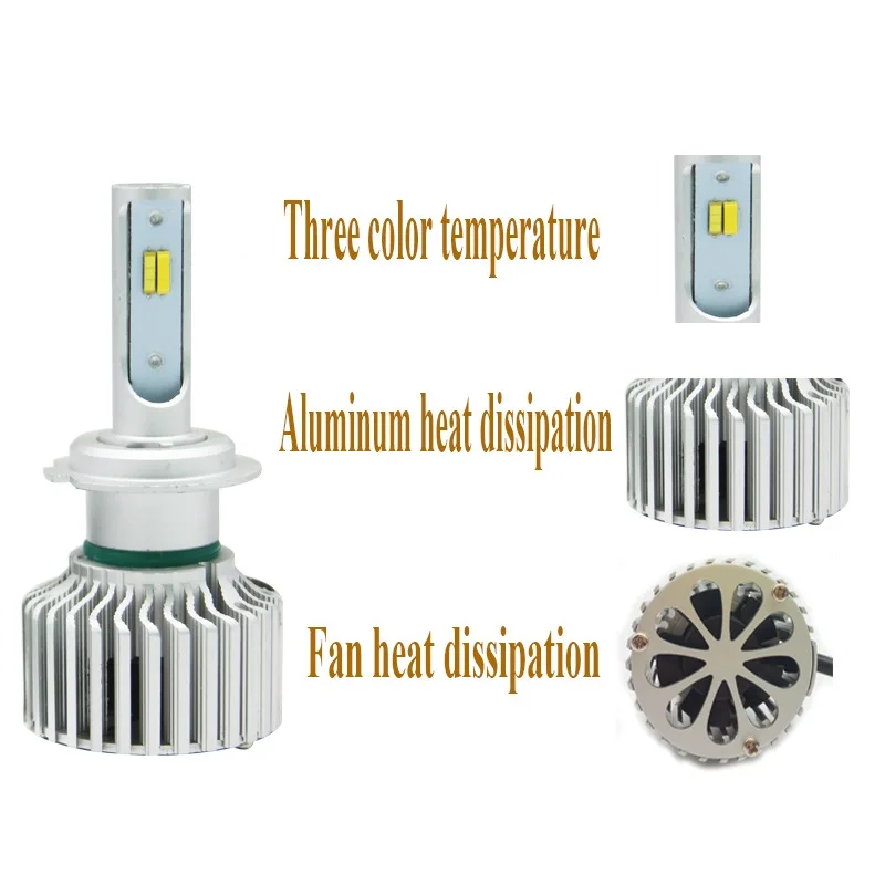 Система автоматического освещения 6000k 3000K canbus h13 h11 h7 h4 комплекты светодиодных фар