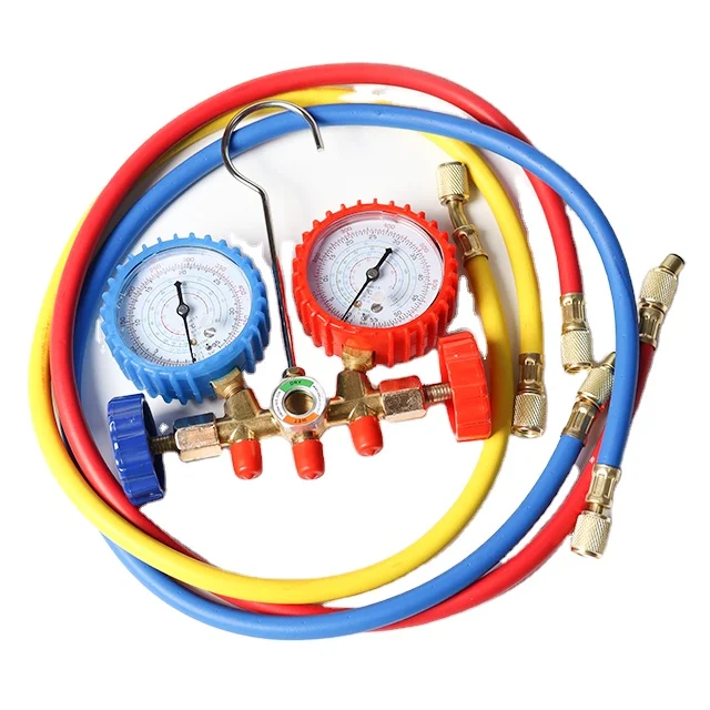 Good Quality R22/R410a/ 134A Fluoridated gauge pressure gauge For Air Conditioner