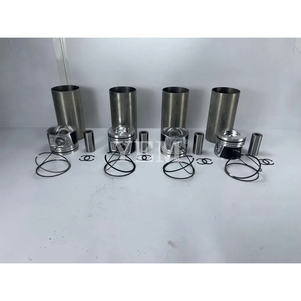 For Kubota V6108 Cylinder Liner Sleeve and Piston Kit High Quality Engine Parts