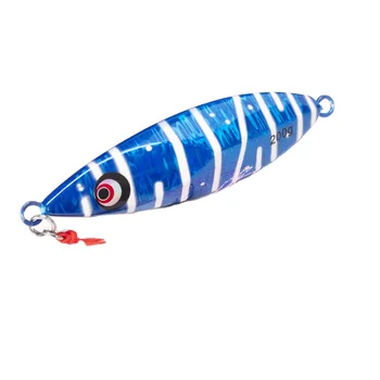 150g Slow Fall Sinking Jigging Lures Twin Assist Hooks Luminous Hard Bait Metal Jigs Saltwater Fishing Lure – Metal Jig – view 2