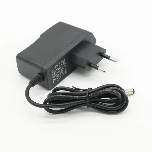 US EU AU UK Wall Plug Switching Power Supply 12V1A  1000mA Input 100-240V Output 12 Volt Amp Ac Dc 9V1A 12V 1A Power Adapter