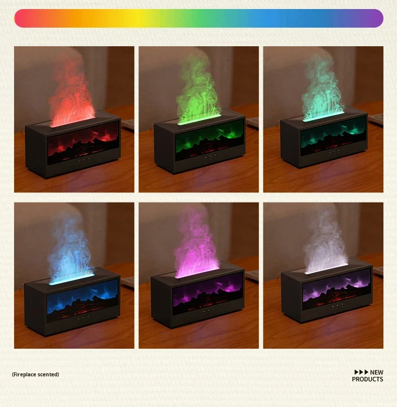 3D simulated fireplace aroma diffuser