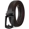 Coffee+black buckle