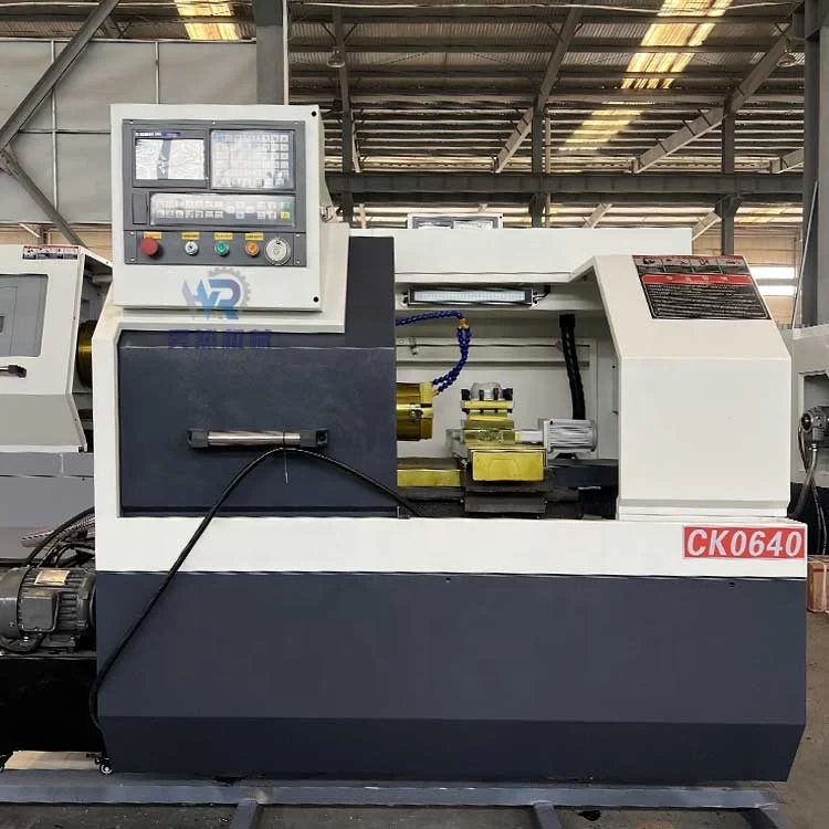 CK0640 Single Spindle CNC Lathe Bar Feeder Automatic Horizontal Flat Bed Lathe 0