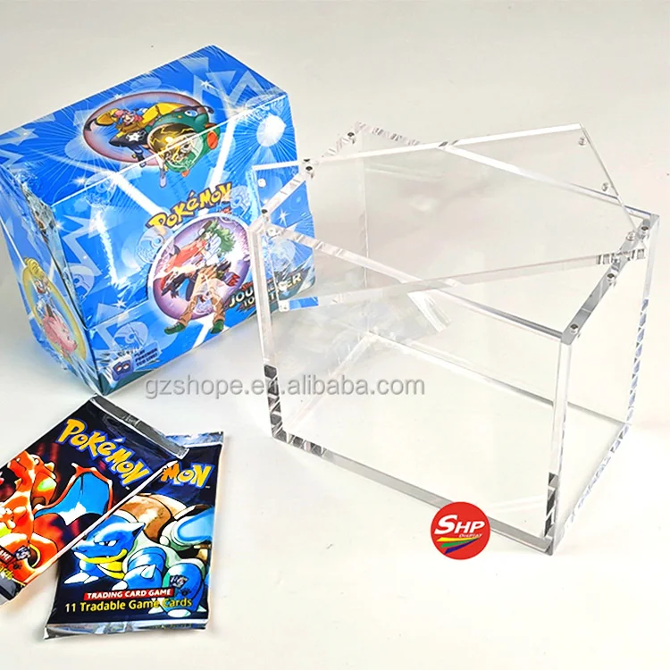 SHP High Quality Pokemon TCG Scarlet and Violet Twilight Masquerade Acrylic  Case English Booster Box for Trading Card Game