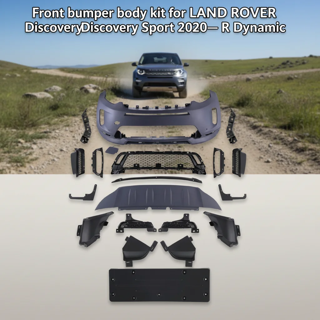 LR1275191-B PP+EPDM-20/ABS Auto Body System Car Parts Front Bumper Body Kit for Discovery Sport 2020- R Dynamic New High