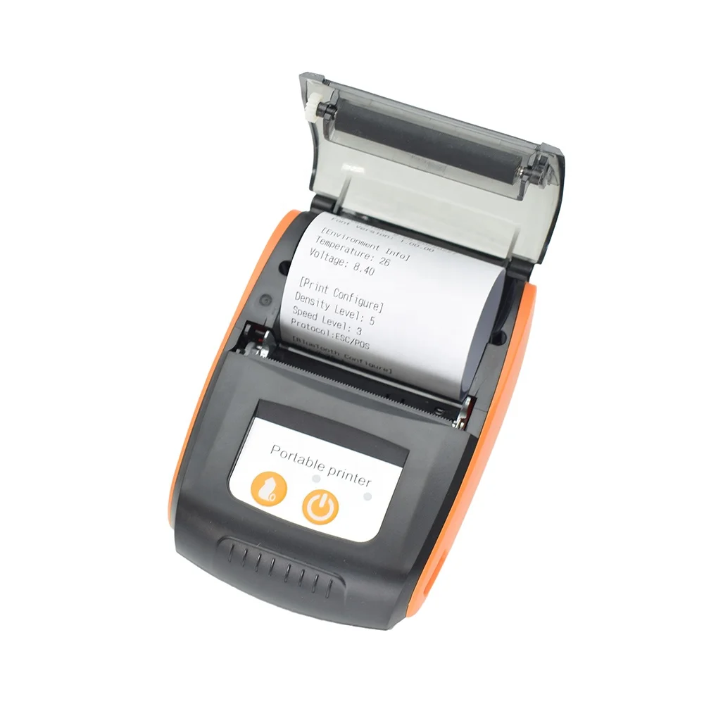 Portable Mini Printer Wireless Bluetooth Mobile Handheld 58mm Thermal Receipt Printer With Battery