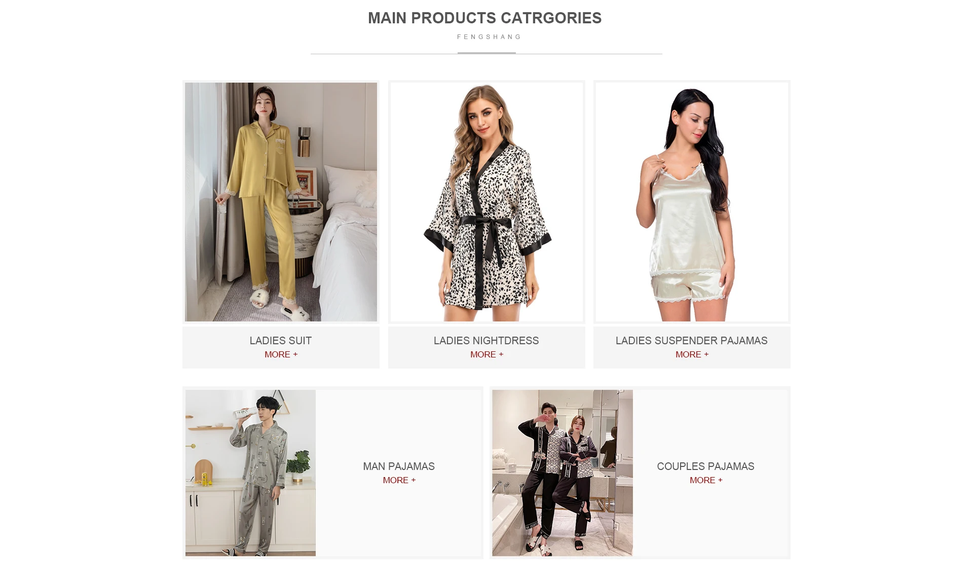 Guangzhou Fengshang Pajamas Clothing Factory - Silk Pajamas For Women ...