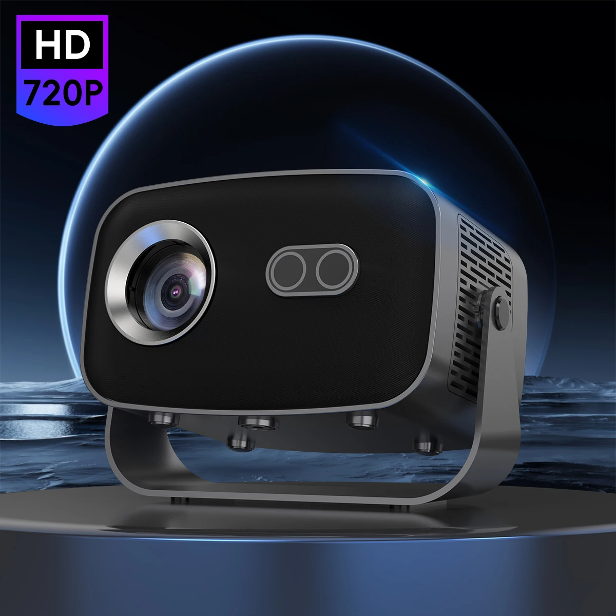 MINIプロジェクター、ワイヤレス同期ディスプレイ720P用LED