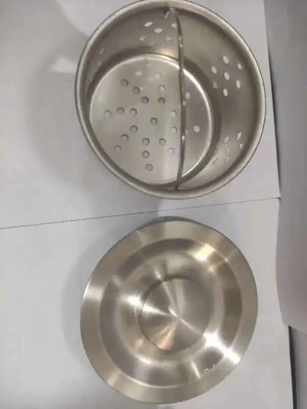 product kitchen sink drainer basket strainer stainless steel fittings plug support customization-5