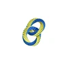 Bague double bleue