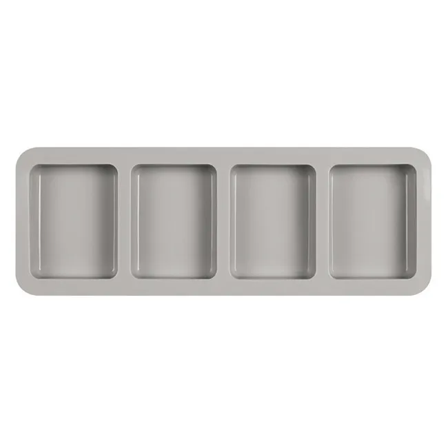 P0364 Factory High Quality Custom Professional Soap Mold Round Rectangle BPA Free 4 Cavity Silicon Soap Molds Oval