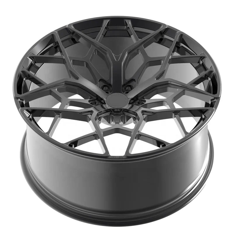 Gvichn Brand Monoblock Brushed Black 5x112 Aluminum Alloy Forged Wheels ...