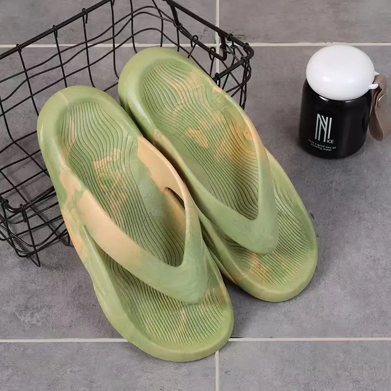 Summer Beach Sandals for Men Outdoor Flat Waterproof Shoes Mens Flip Flop Slippers