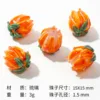 Tulip glass beads [orange]