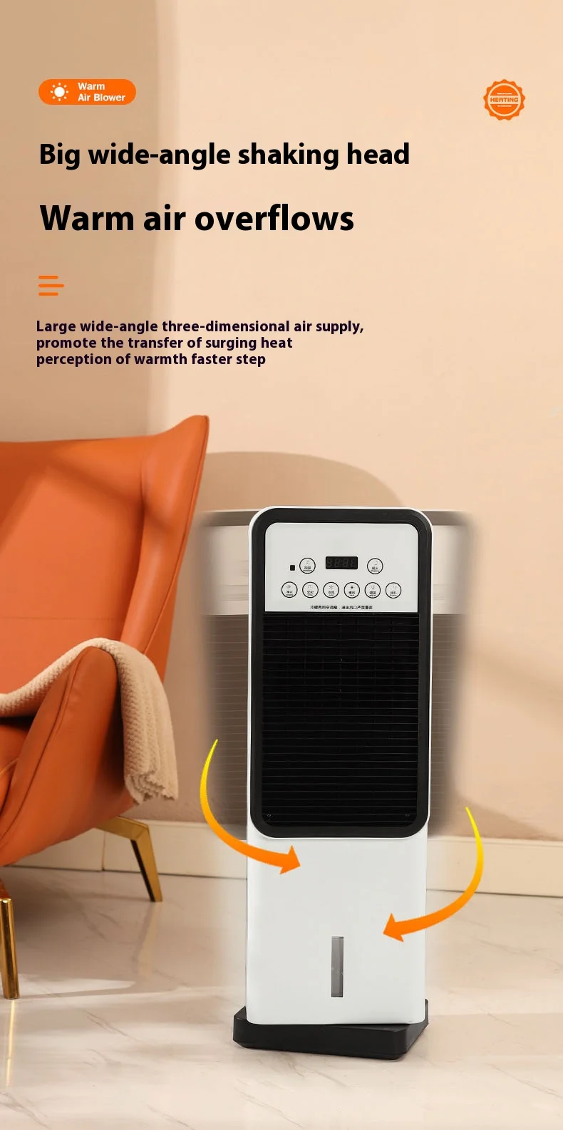 Tragbare Mini Klimaanlage Mit Heizfunktion Und Oszillation_voghion.com