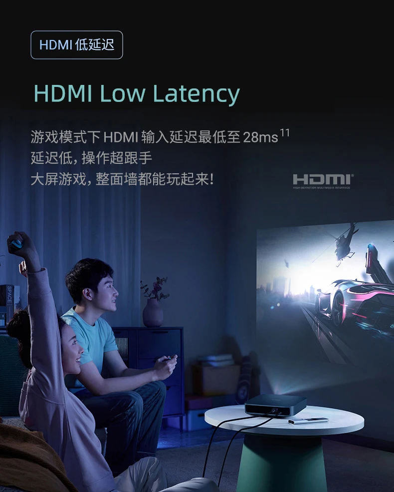 Xgimi Z6X Pro 1080P Projector: Portable DLP LED, 4K Support
