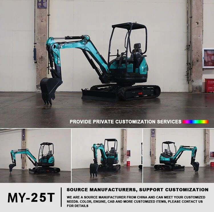 product ce epa engine farm garden cabin multifunctional 15t 2t 25t 35t 360 mini digger small escavatorr excavator-55