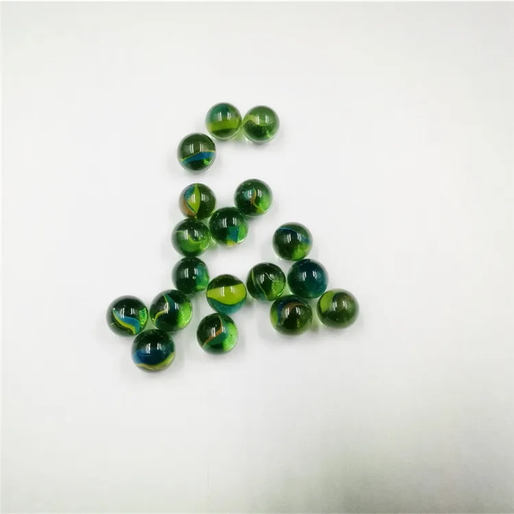 Китайский завод декоративный прозрачный цветной твердый стеклянный мраморный шар