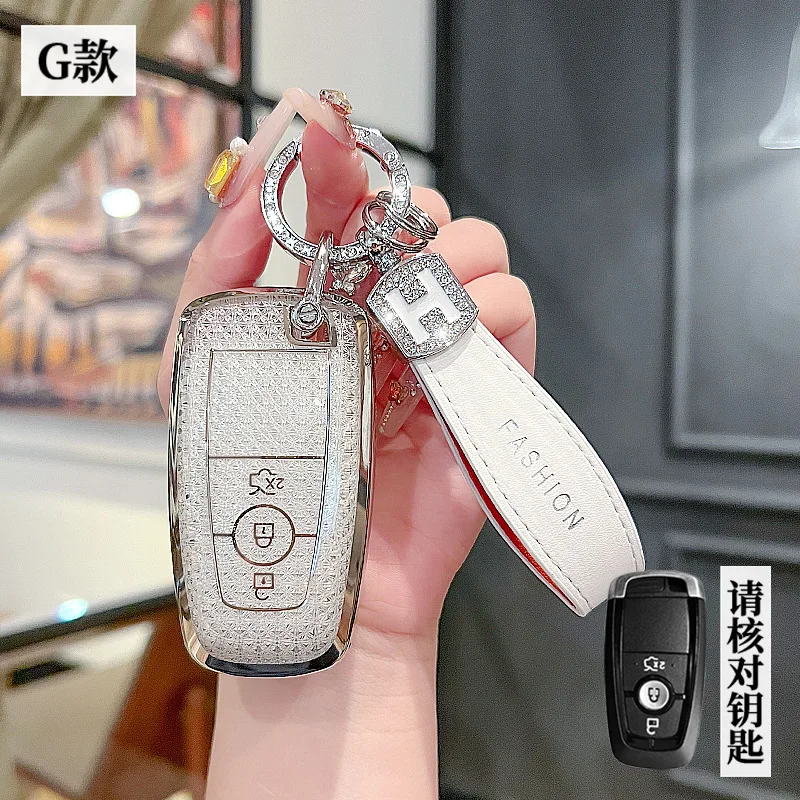 New TPU Style Shell Fob Protector Case Key Cover for Ford Explorer Mustang Fusion Escape F150 F250 F350 F450 F550