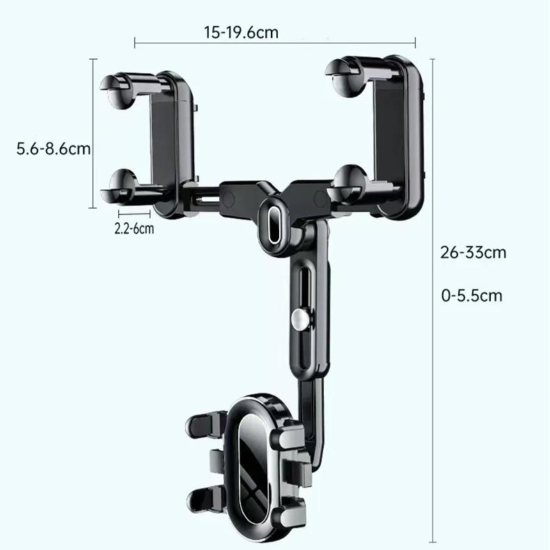 High Quality Car Rearview Mirror Phone Holder Universal Mobile Phone