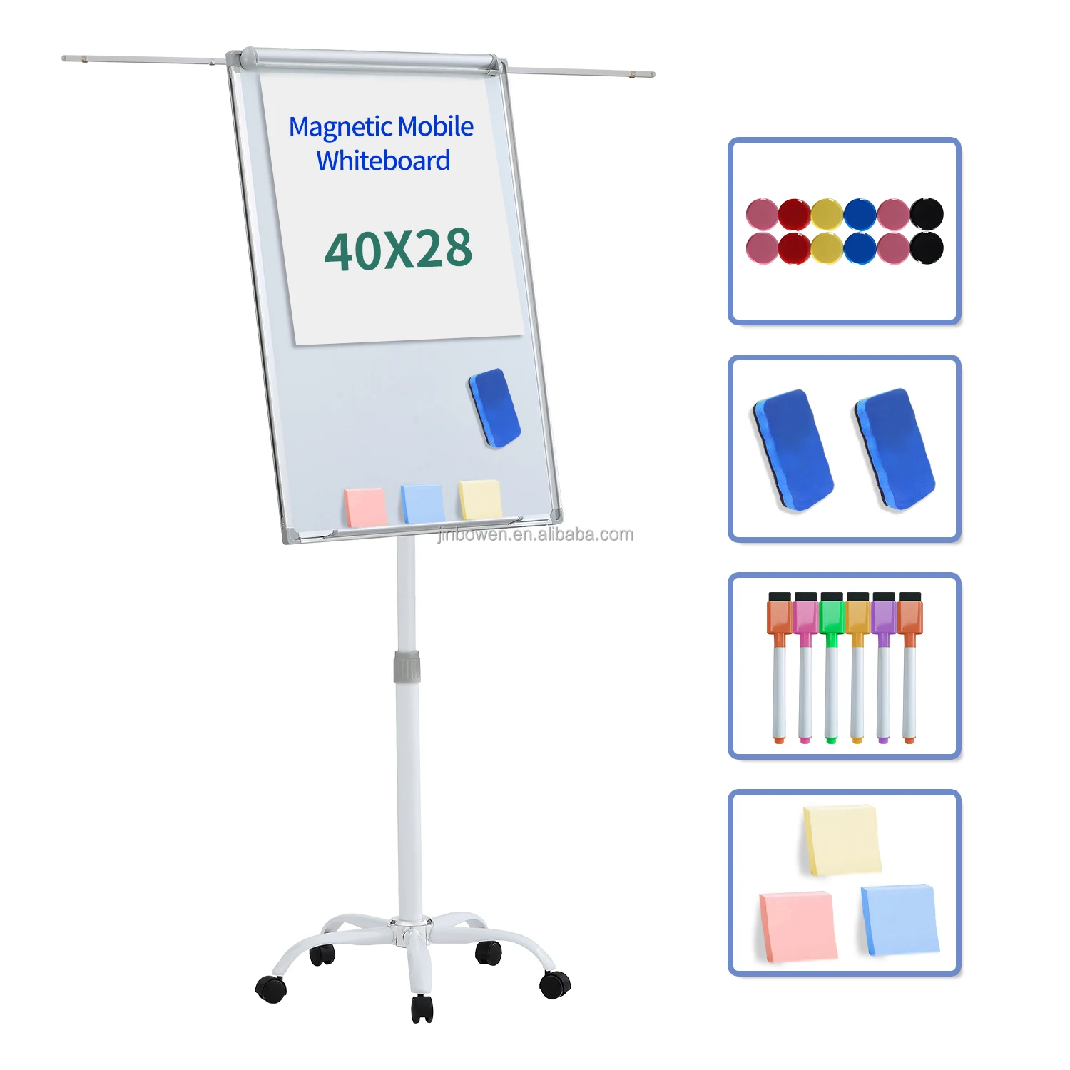 KBW Регулируемая по высоте подвижная граффити рисунок магнитная доска флип-карта мольберт для дисплея встречи Дома Офиса образования