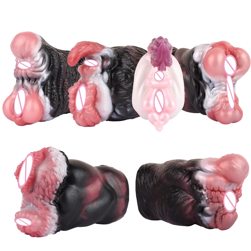 Dreamweaver Animal Pussy Pocket Silicone Vagina Penis Stroker for Man Penis  Masturbator Lifelike Monster Penis Training Sex Doll