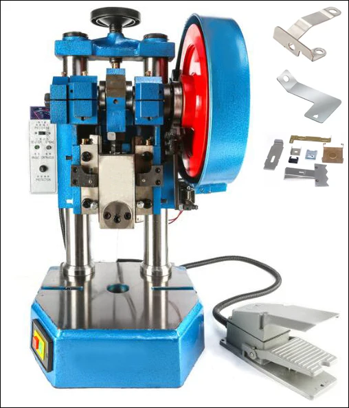0.5-4 Ton Mini Desktop Punching Machine Punch Bending Press Electric Stamping Production Machinery for Metal Sheet