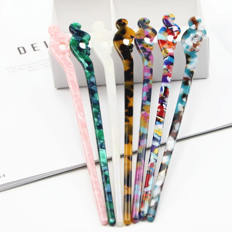 Женские заколки для волос из целлюлозы и