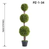 Albero Topiary Sferico in Buxo Artificiale Triplo (120 cm/3,93 ft)