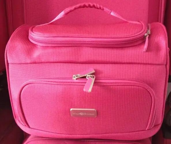 Pink Color Soft Trolley Bag  Soft Travel Luggage Cabin Luggage and Suitcase Travel Suitcase