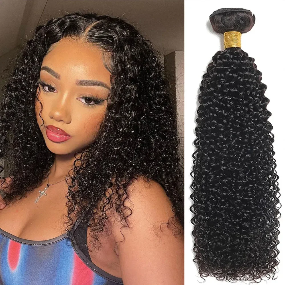 Mongoolse Kinky Curly Human Hair Bundles Natuurlijke Jerry Curl Remy Hair Weave Bundle Raw Human Hair Extensions Bundles Deal_voghion.com