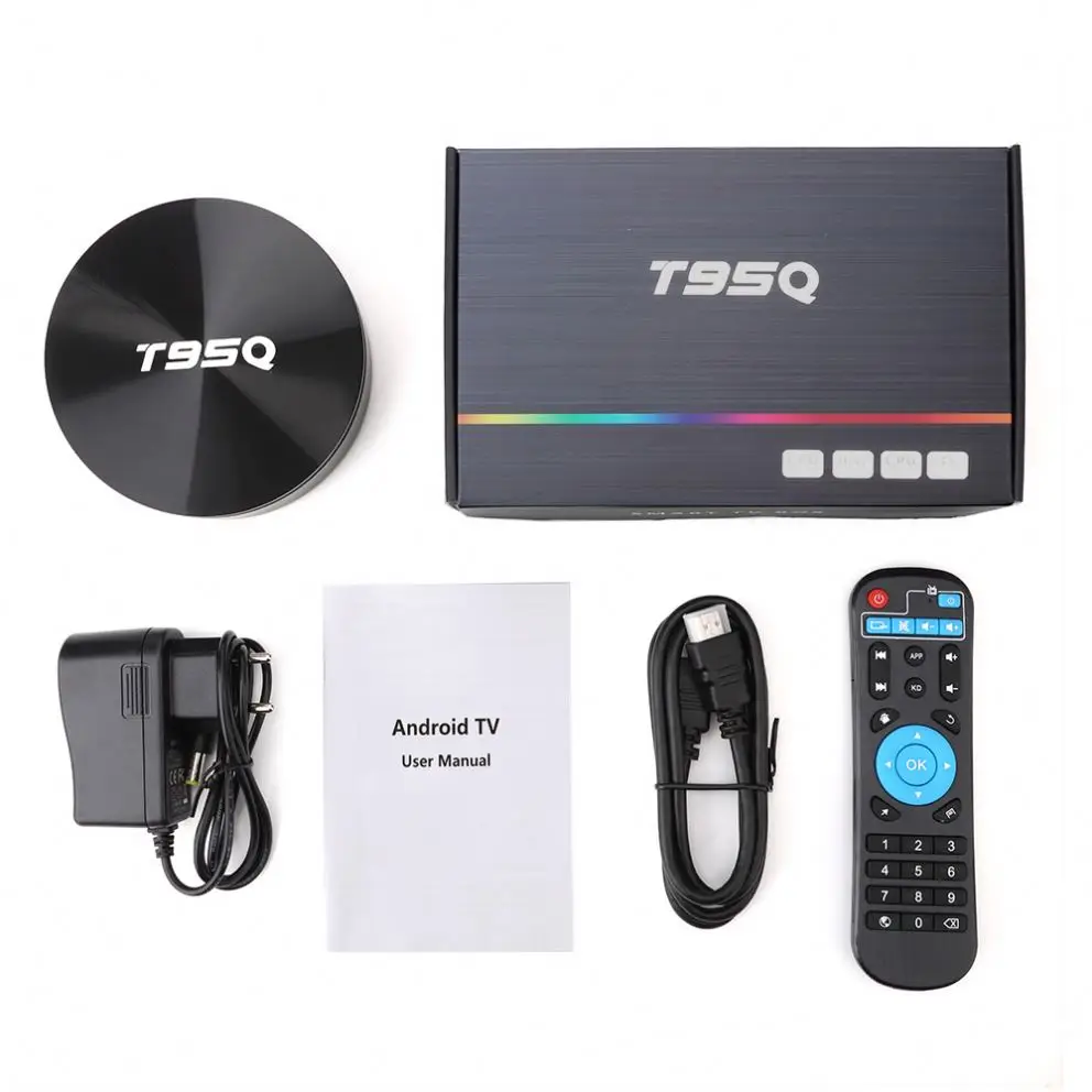 Smart Tv Box 4k T95Q Android 8.1 - 4GB 64GB Amlogic S905X2