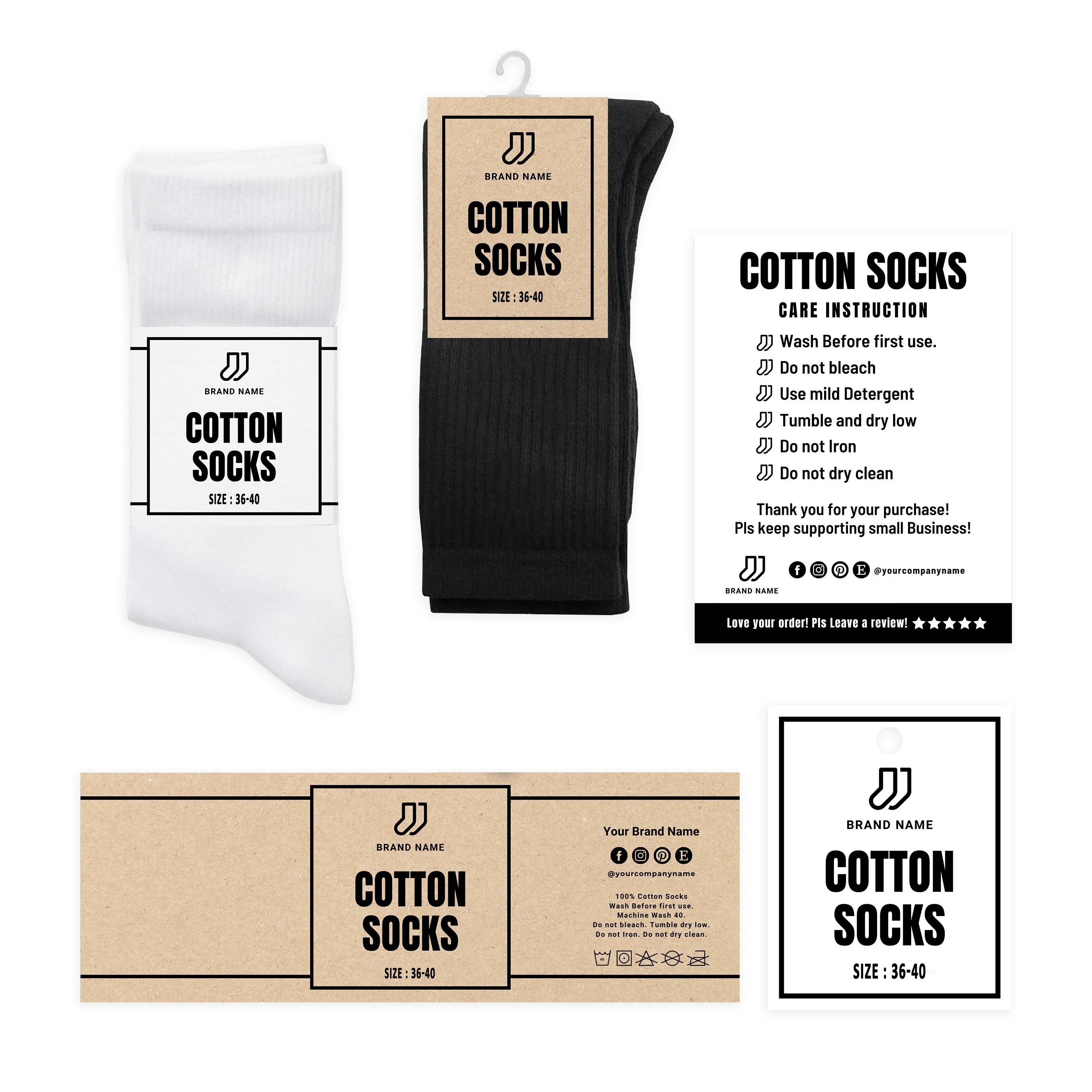 High Quality Custom Socks With Logo Custom Cotton Socks Solid Color Men Crew Socks