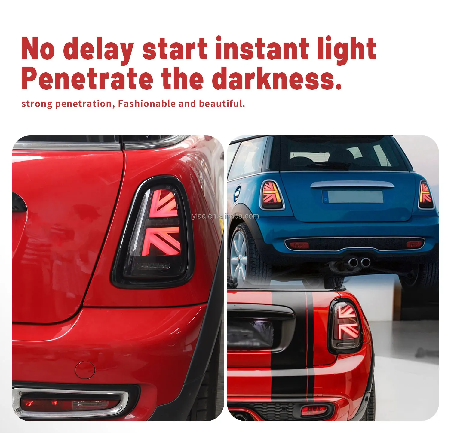 LED Tail Lights R56 R57 R58 R59 Assembly Rear Lamp Rear Lamp 2007-2013 2th Gen Mk II One Hardtop SD for BMW Mini Cooper S factory