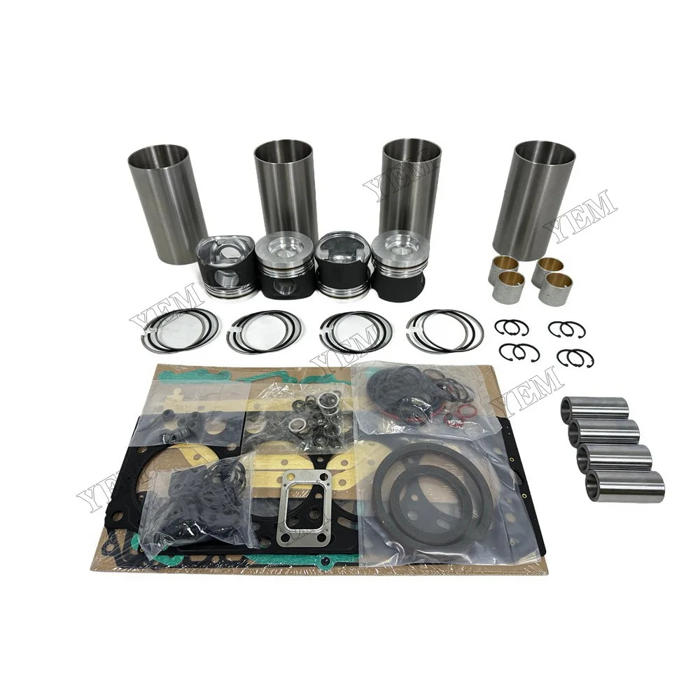 For Volvo D4D Overhaul Kit With Gasket Sets Standard Size Engine Parts 5