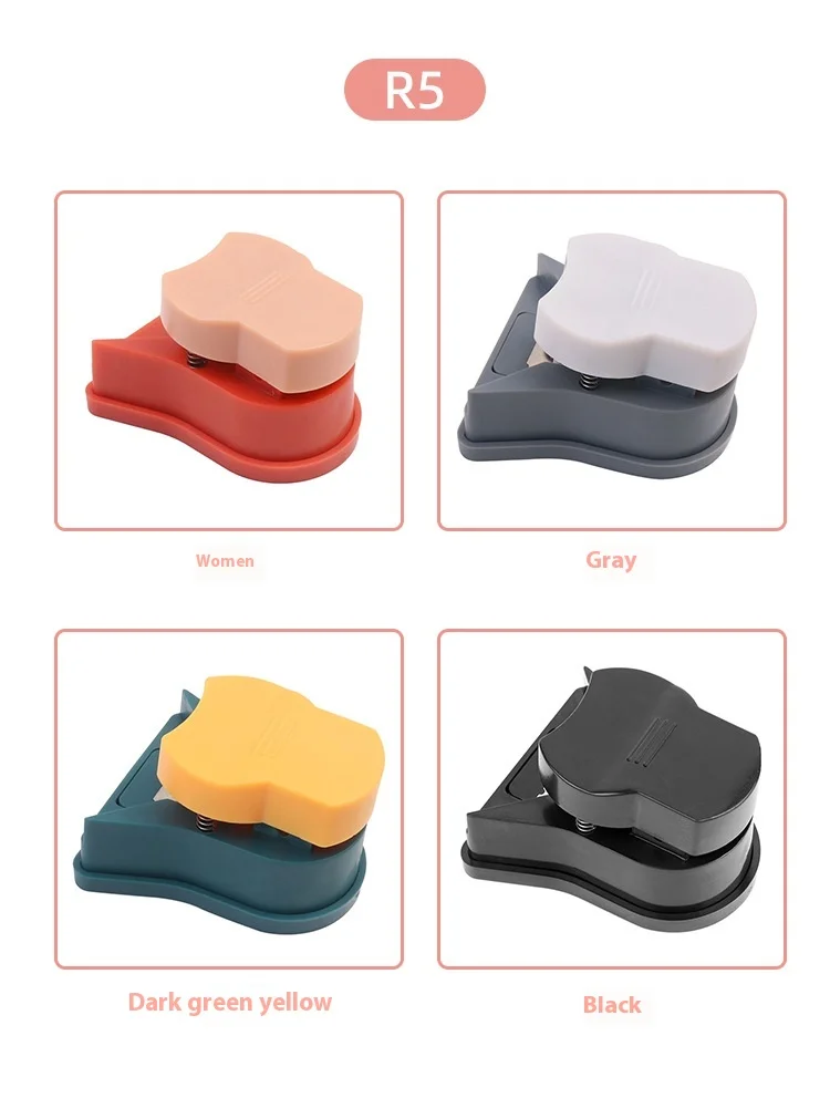 R5 Manual Construction Paper Corner Rounder Punch Unique Design for PVC Card Corner Rounding