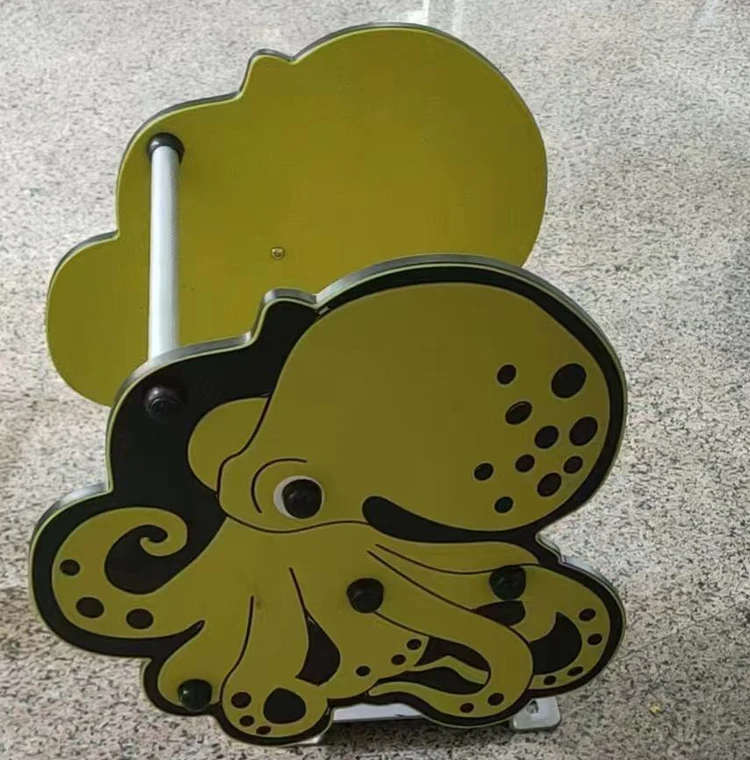 Safe and Sturdy PE Panel Spring Horse Kids Outdoor Playground Accessories Are Used in Education, Kindergarten, School, Daycare