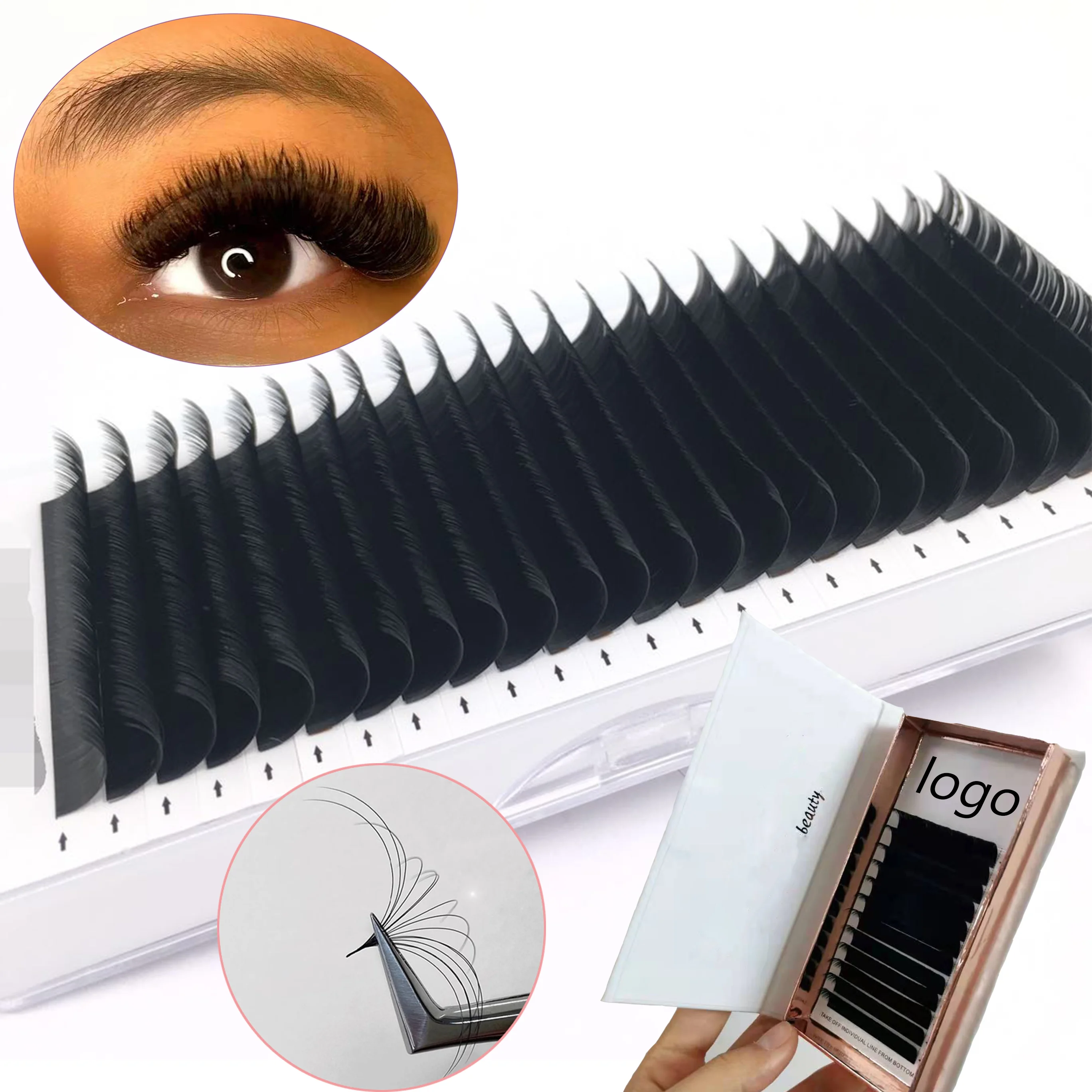 
 Роскошные объемные ресницы mega 12 линий C D DD изогнутые 16 17 мм длинные Ультра Премиум ресницы для наращивания  