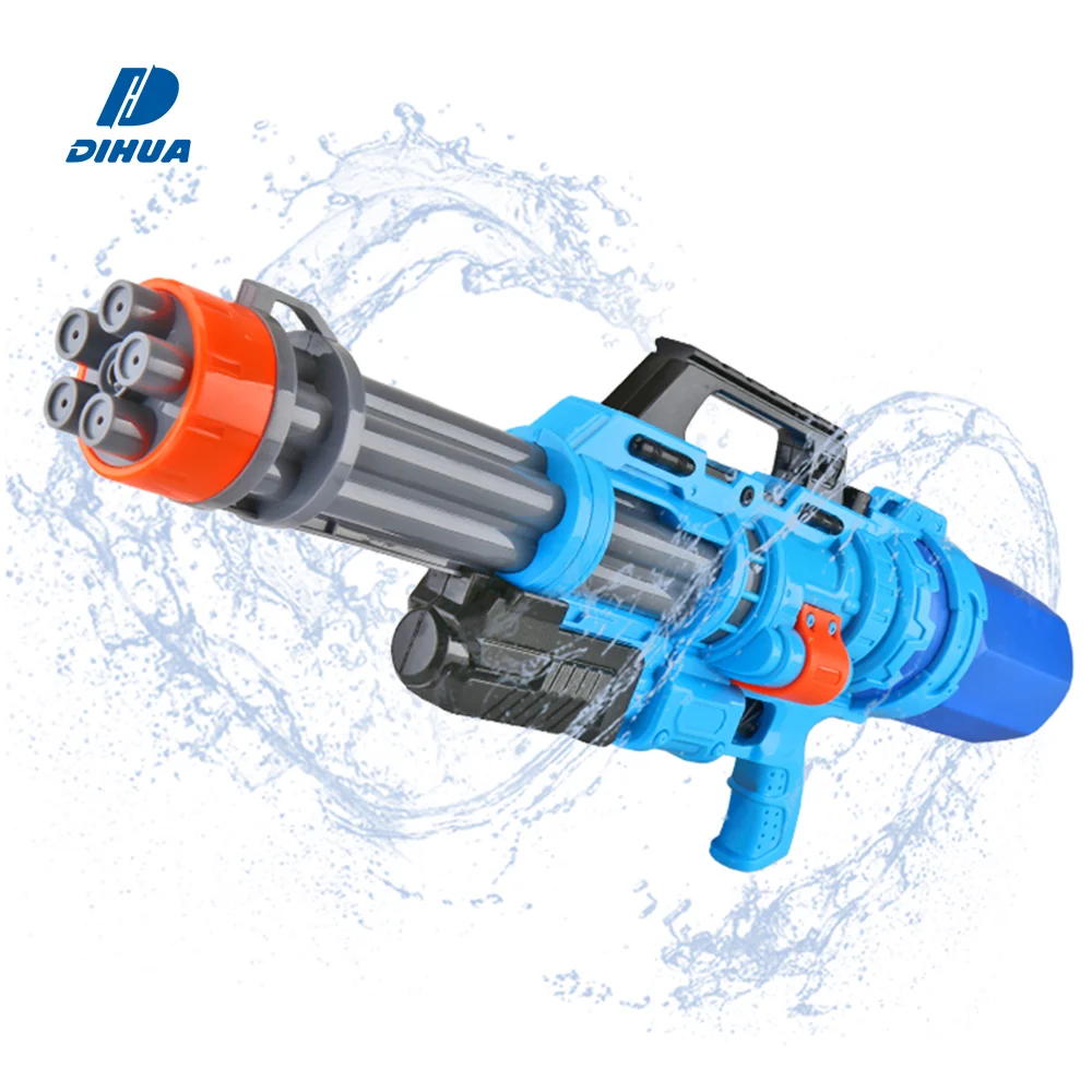 1600ML Gatling Water Gun - High Pressure Water Shooter Toy for