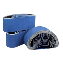 Can Custom Size Metal Grinding Abrasive  Zirconia Sanding Belts For Metal Polishing