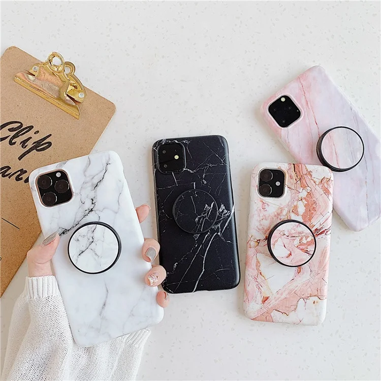 New Design Marble Phone Case With Cute Finger Phone Holder For Iphone 6s 7 7p 8p Xs Xr 11pro Max 12pro Max Buy Phone Case For Iphone 12 Pro Max Phone Case