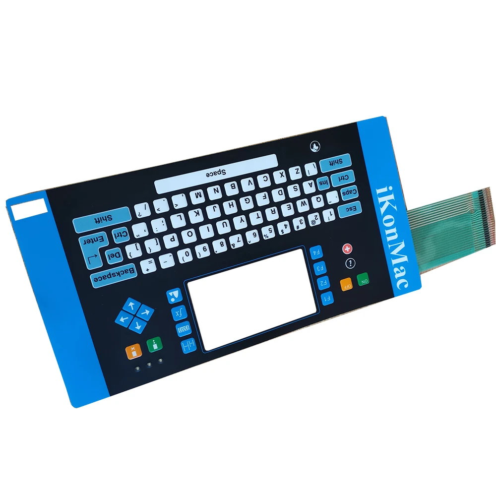 CNC Center Machine Membrane Switch Keypad with Custom Design and Multi Matrix Keys
