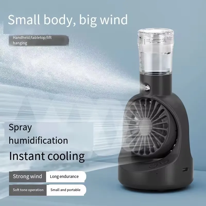 New Arrivals Handheld Spray Fans Rechargeable Portable Humidifier