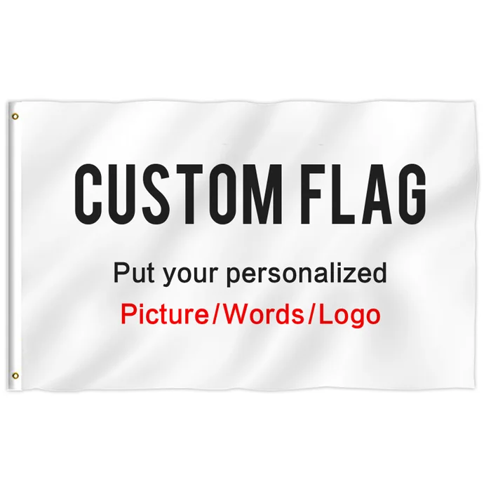 Promotional Custom Flags 3x5ft With Logo Custom Print Outdoor ...