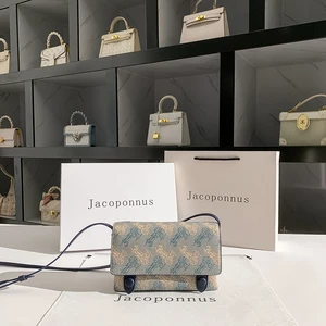 Jacoponnus PU Waterproof Envelope Bag for Ladies' Summer 2026 New High-end Light Luxury Niche with Zipper Closure