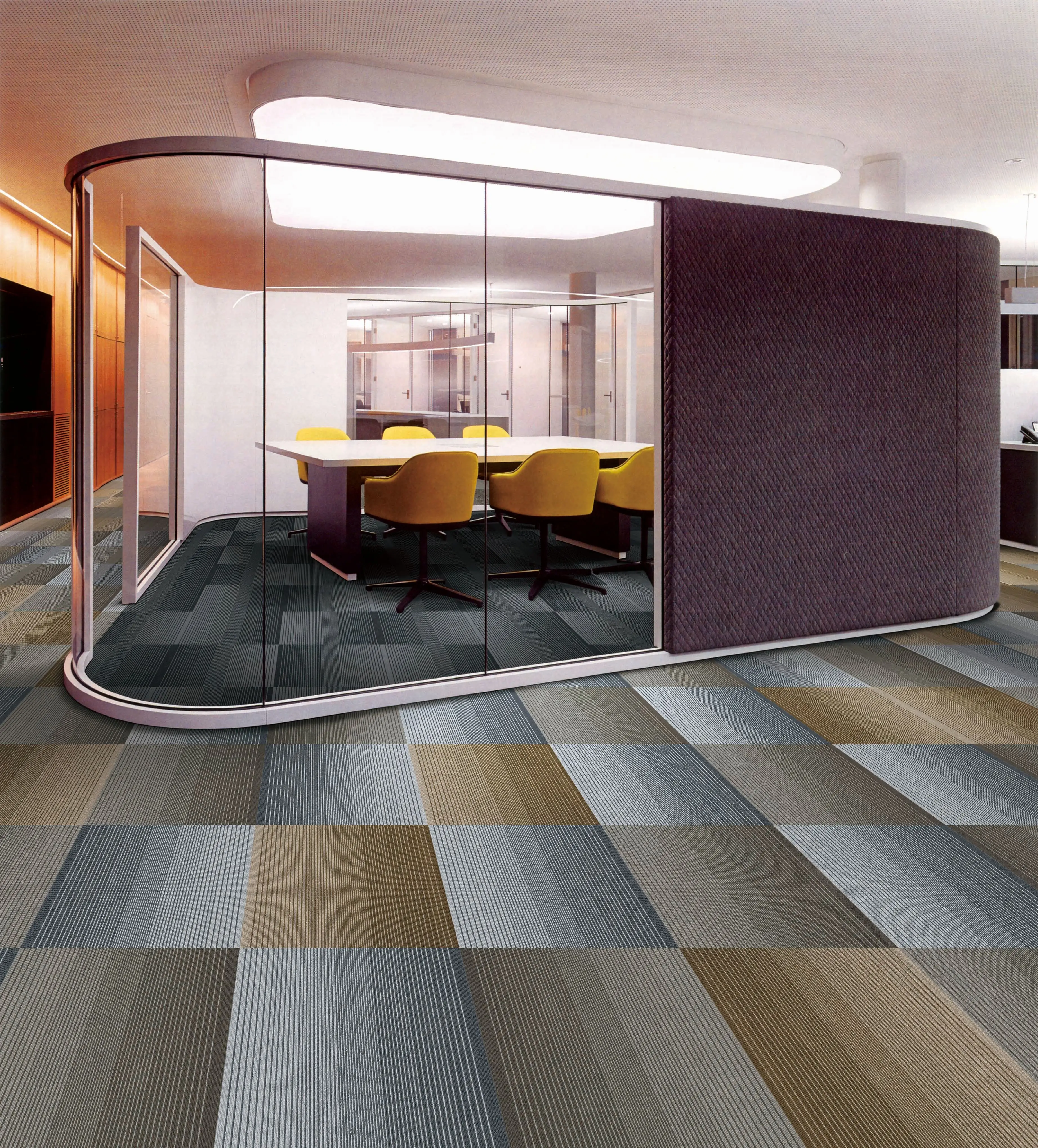 Interlocking Carpet Tiles 50*50 Modular Office Thick Carpet Tiles